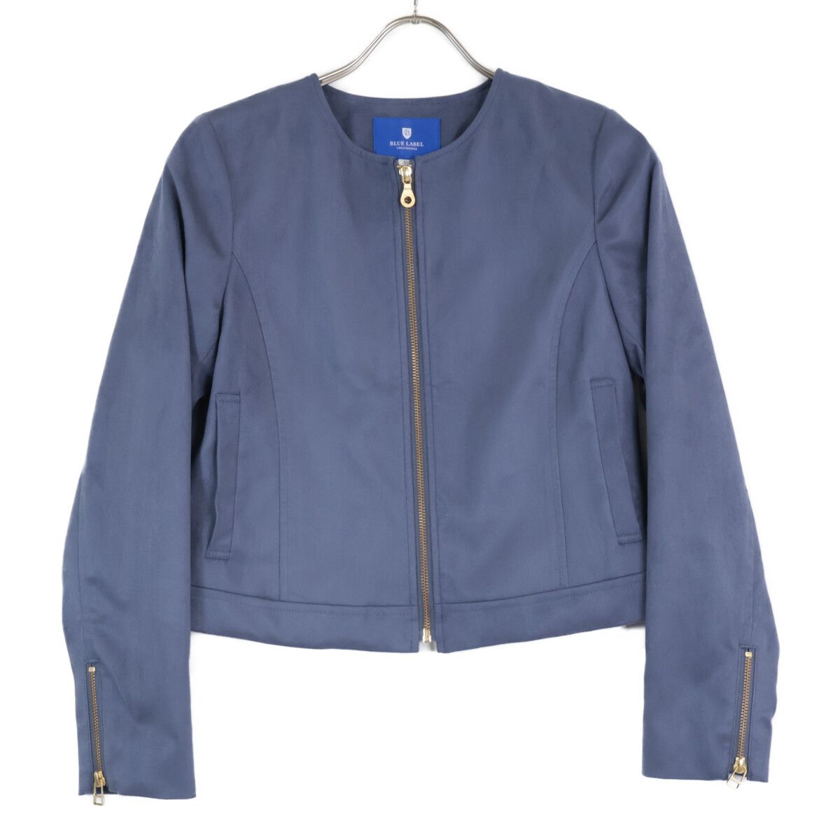 ブルーレーベルクレストブリッジフェイクレザージャケット新品 スムースフェイクレザージャケット | ブルーレーベル・クレスト