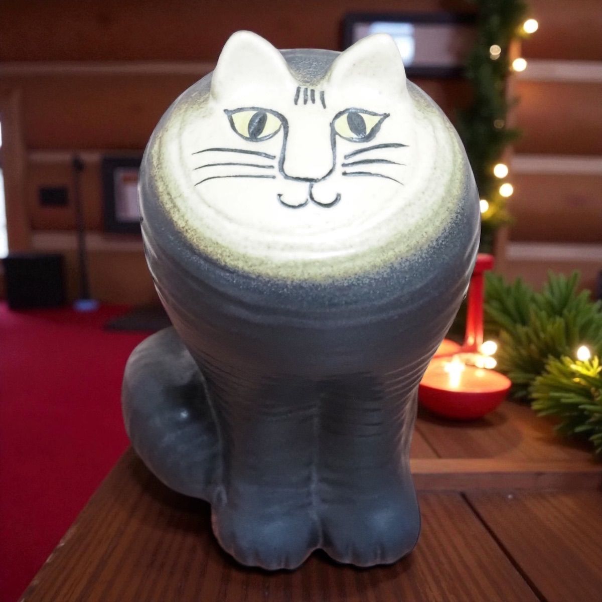 リサラーソン（LISA LARSON） キャットマヤ ブラック (サイズ：W70×D70