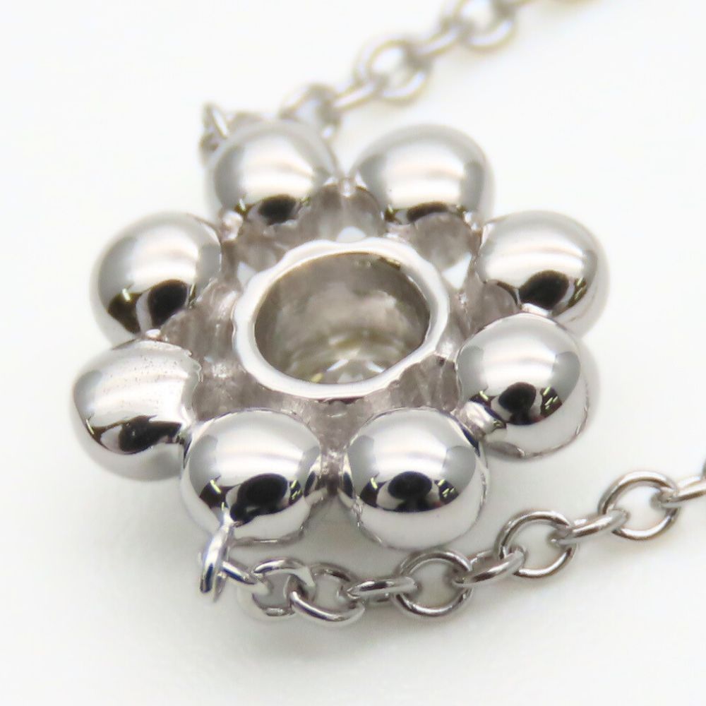 ティファニー パロマピカソ ダイヤモンドネックレス ボールフラワー K18WG 中古】 ティファニー ネックレス ボール フラワー K18WG ダイヤモンド