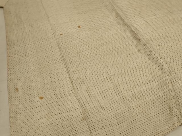 平和屋着物＊夏物 沖縄県無形文化財指定 本場八重山上布 男性 絣柄 麻  