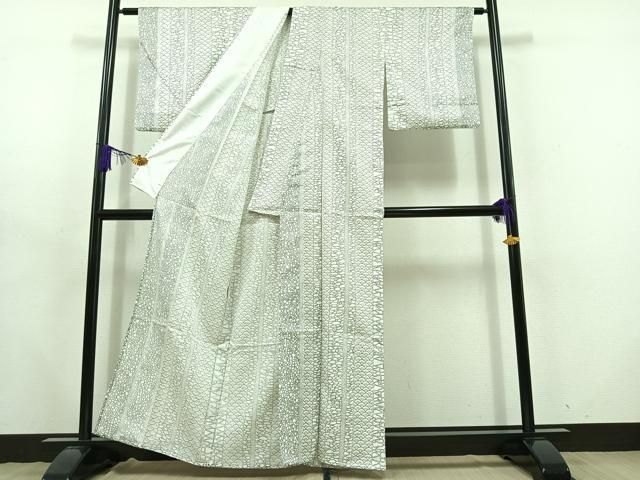 平和屋着物▽小紋 単衣 青海波間道 洗える着物 AABD6980jh - メルカリ