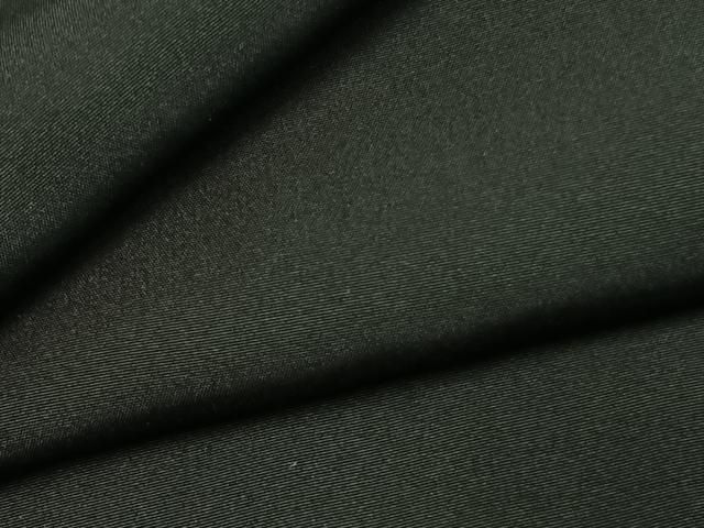 平和屋着物○男性 黒紋付 アンサンブル 羽織セット キングサイズ 正絹