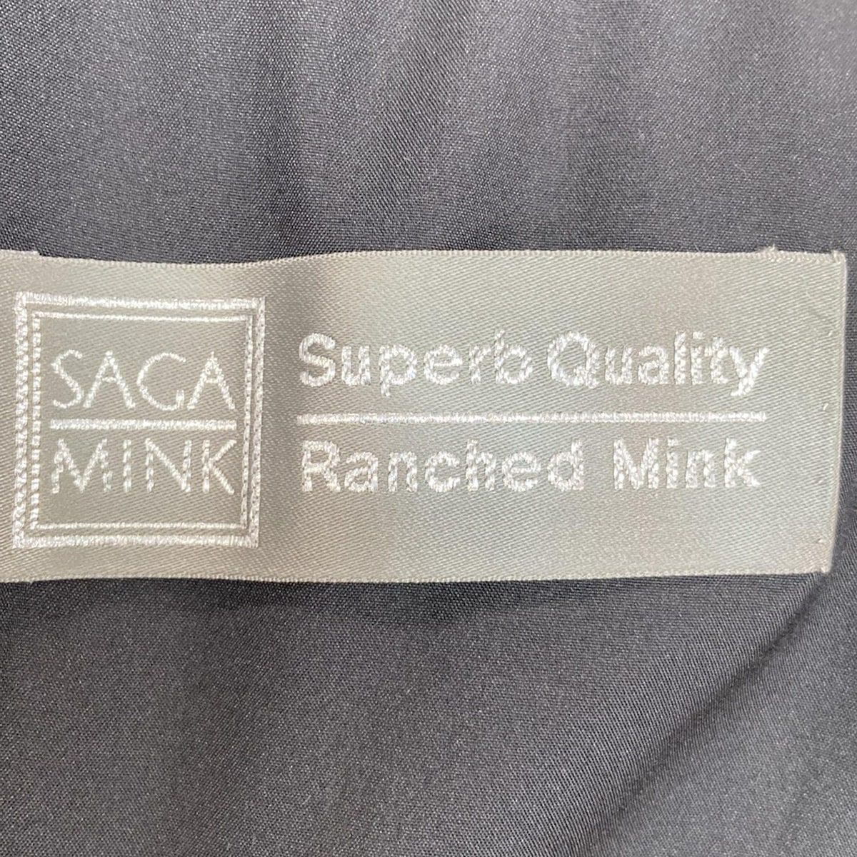 SAGA MINK(サガミンク) コート サイズF レディース美品 - ダーク