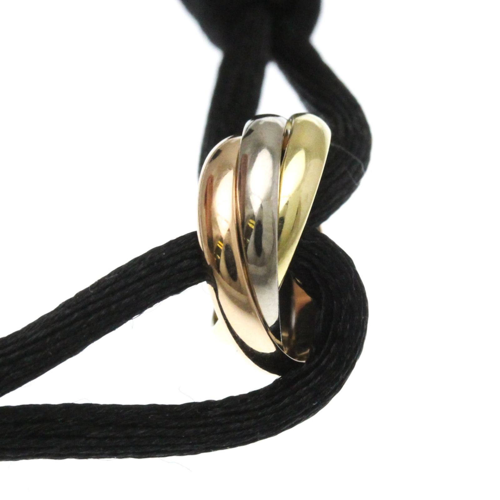 朋*美様 【レア】Cartier(カルティエ) コットンコード CARTIER カルティエ トリニティ コットンコード ブレスレット K18