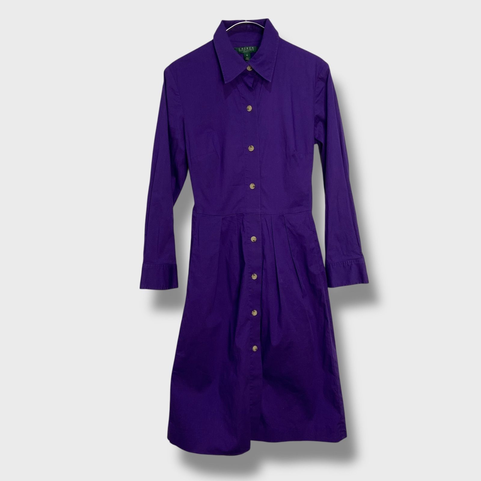 ☆LAUREN RALPH LAUREN☆ラルフローレン☆シャツワンピース☆ウエスト