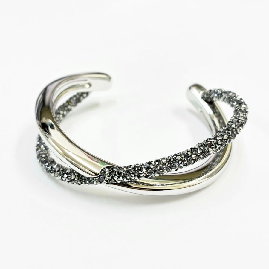 ◇中古状態良好◇SWAROVSKI【スワロフスキー】バングル クリスタル