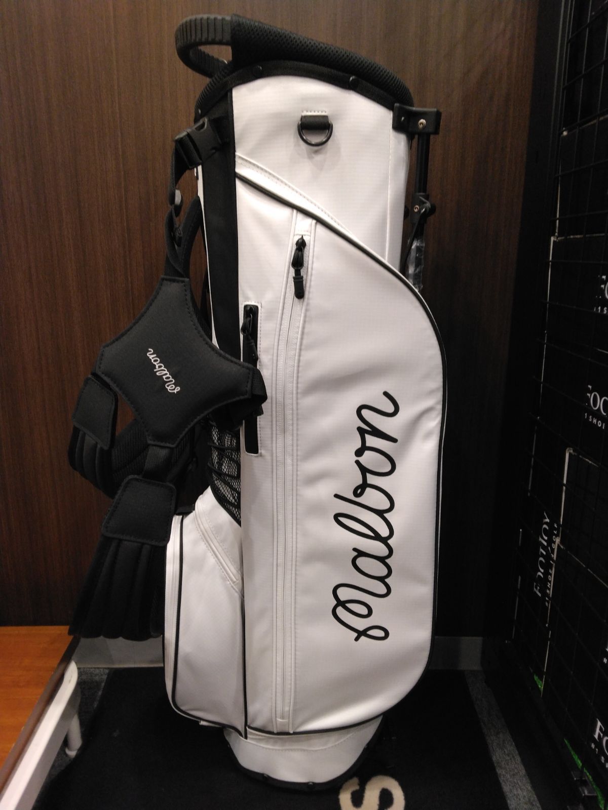 Cb【新品未使用】マルボンゴルフ キャディバッグ MALBON WALKING BAG