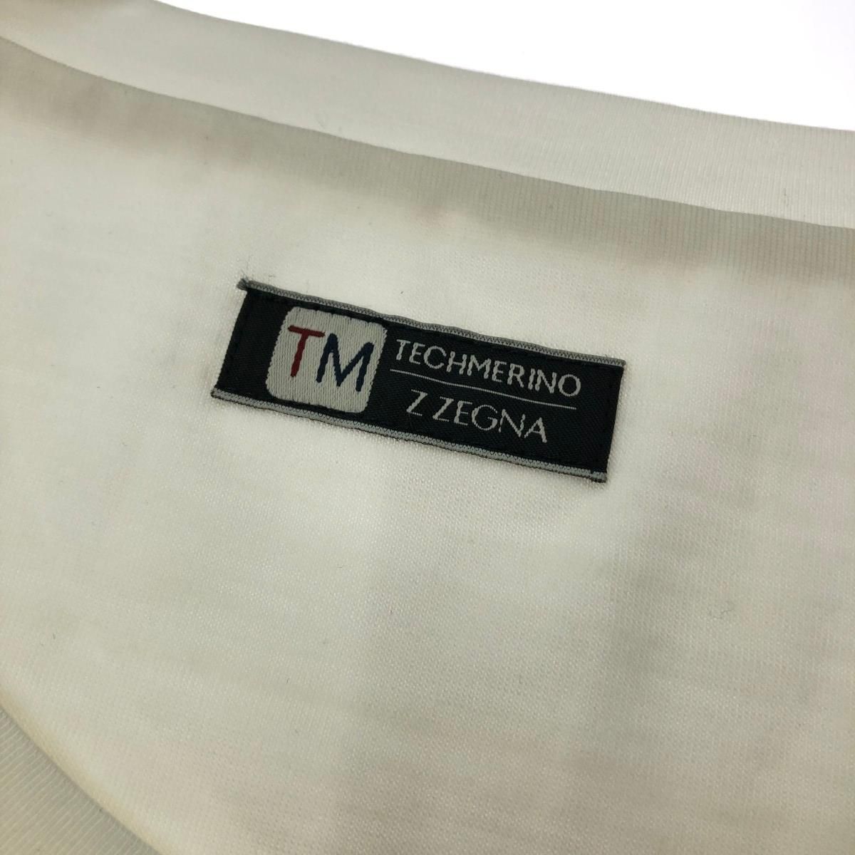 Z Zegna ジーゼニア 半袖カットソー サイズ:XXL テックメリノ ホワイト