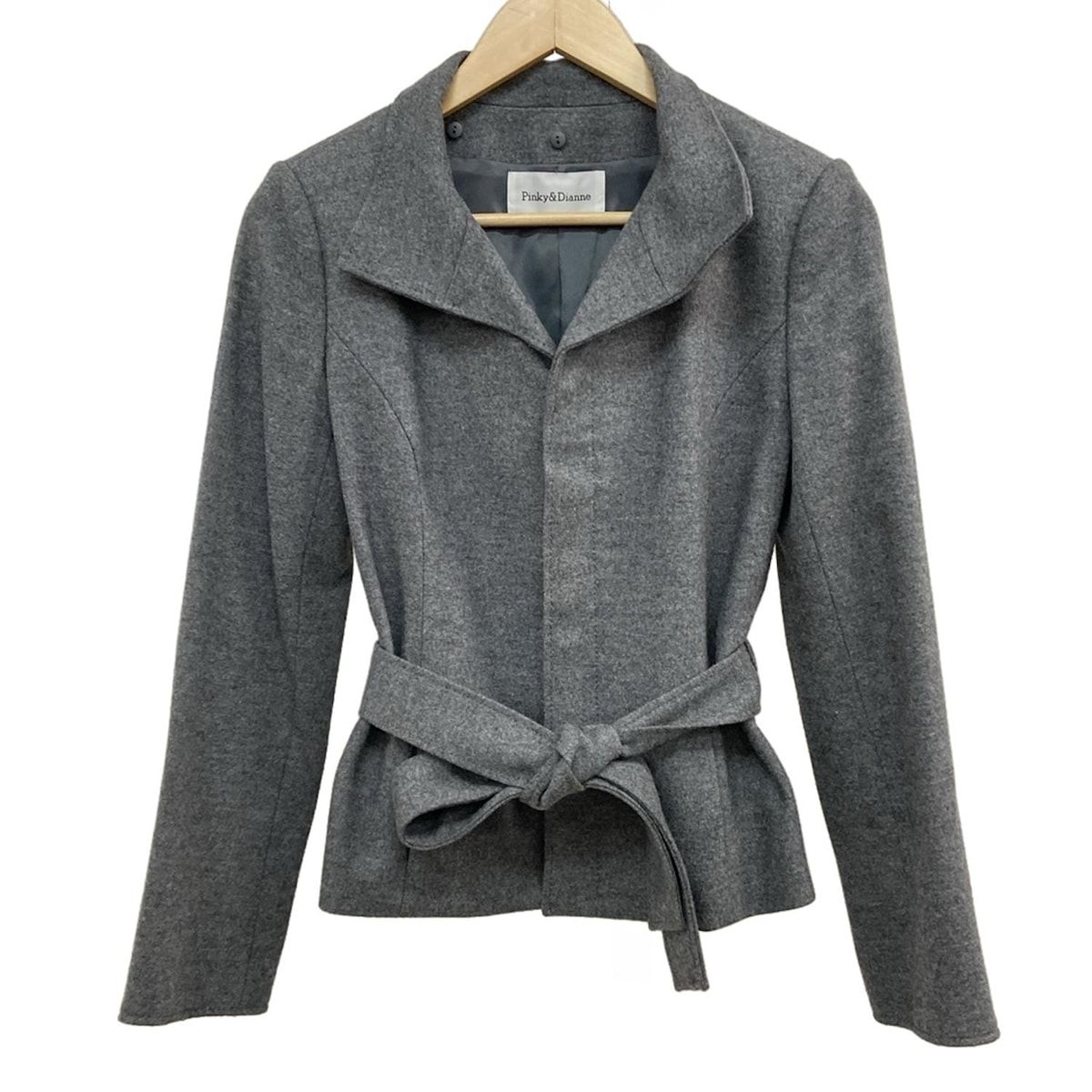 コート白 新品タグ付き 38 ピンキーアンドダイアン PINKY&DIANNE（ピンキーアンドダイアン）の「◇タフタロングダウン