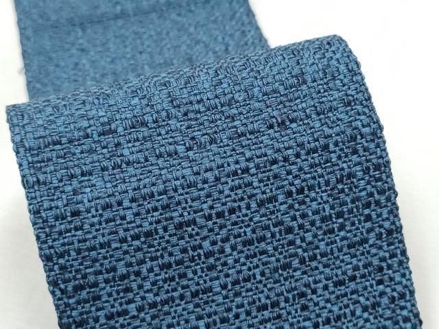平和屋着物○男性 角帯 紬地 霞文 正絹 逸品 CAAY9856hy