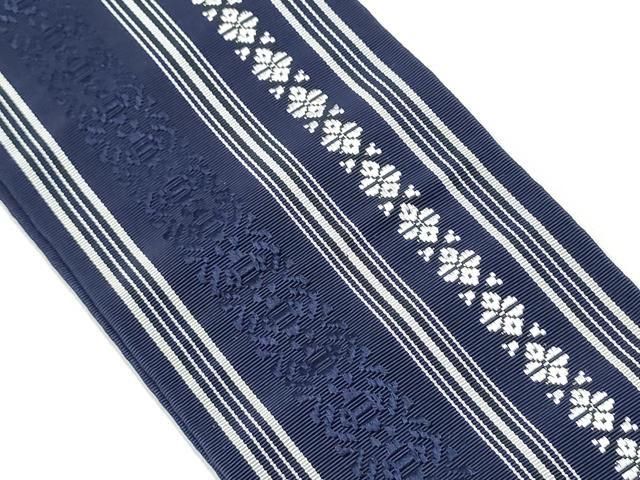 平和屋着物○男性 本場筑前博多織 角帯 献上 正絹 逸品 CABA0994hy