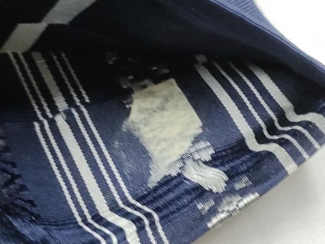 平和屋着物○男性 本場筑前博多織 角帯 献上 正絹 逸品 CABA0994hy