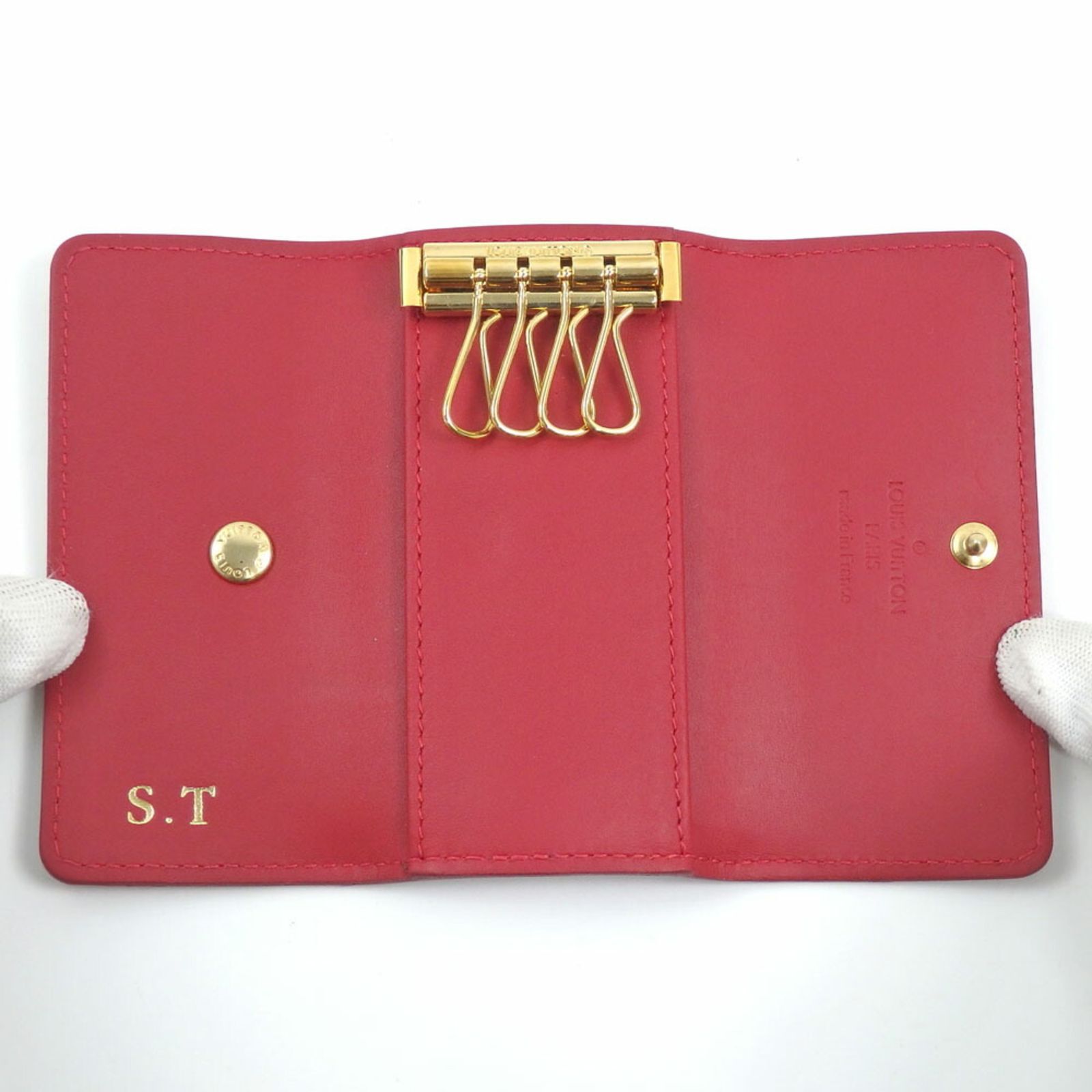 【ルイヴィトン】キーケース　ミュルティクレ4連　モノグラムヴェルニ　M91976 ルイ・ヴィトン(Louis Vuitton) ルイ・ヴィトン 4連キーケース