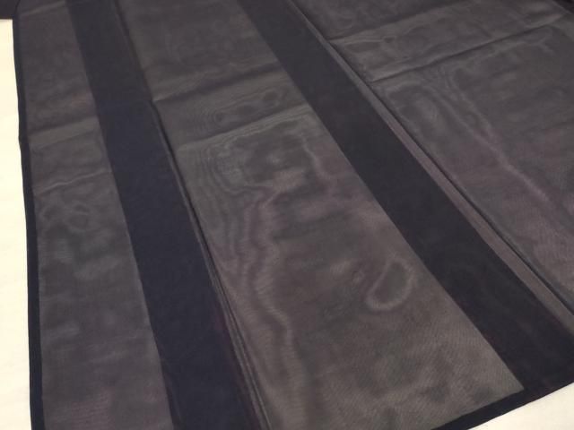 平和屋着物＊夏物 色無地 紗 黒紅色 正絹 逸品 AABC9955jd 【公式通販】