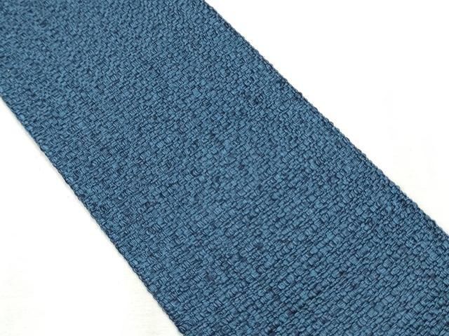 平和屋着物●男性　本場筑前博多織　角帯　宝来織　鉄御納戸色　正絹　逸品　CABA0968hy 平和屋着物○男性 本場筑前博多織 角帯 宝来織 鉄御納戸色 正絹 逸品