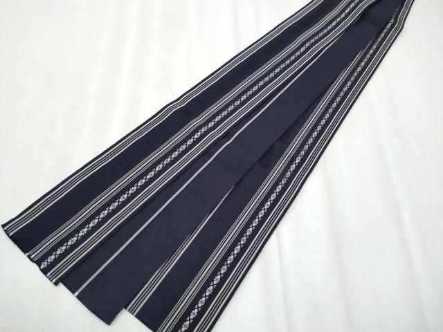 平和屋着物○男性 本場筑前博多織 角帯 献上 井上絹織物謹製 証紙付き