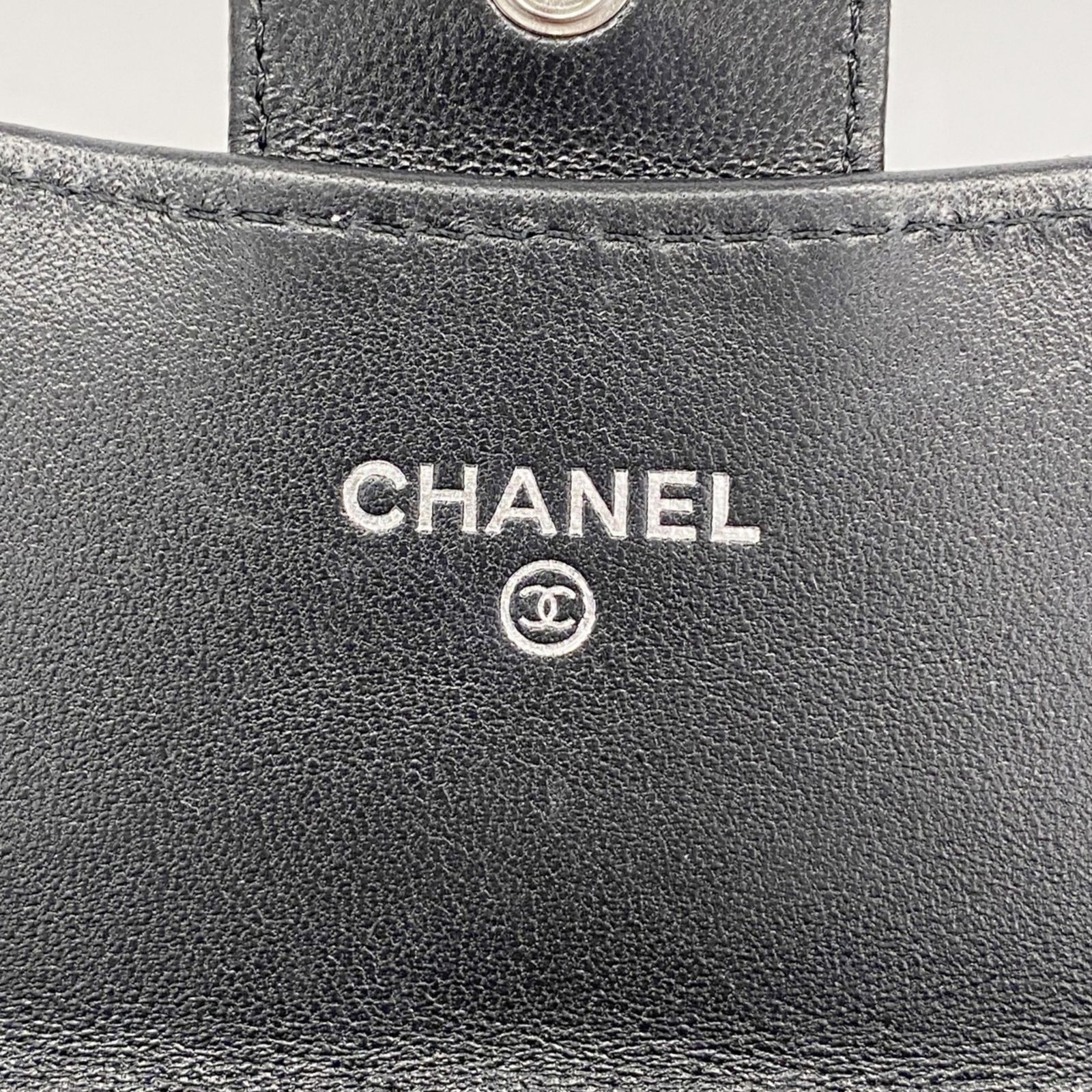 極美品◆CHANEL 長財布 マトラッセ ラムスキン ブラック 21番台 マトラッセ シャネル 長財布 クラシック ロングジップ ウォレット