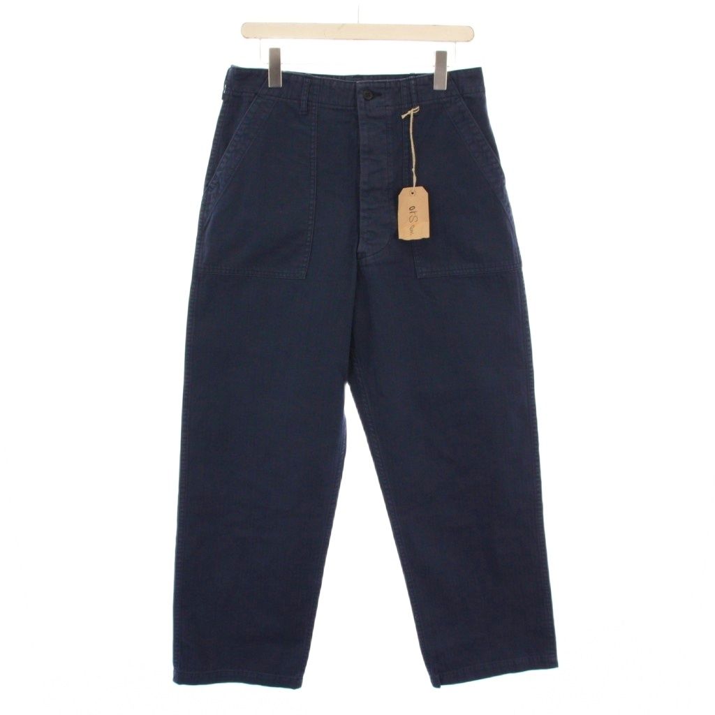 オアスロウ orslow ベイカーパンツ ヘリンボーン スラックス ボタン