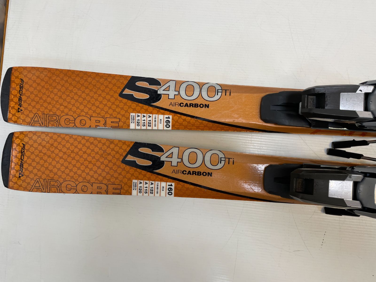 ◇ カービング スキー FISCHER S400 160 cm + FX 10 フリーサイズ
