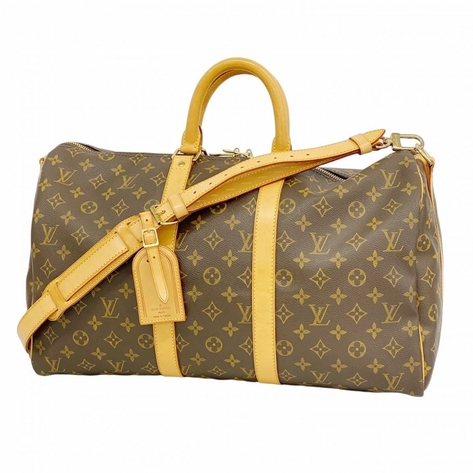 良品 ルイヴィトンキーポル45ショルダーボストンバッグ モノグラム M41418 LOUIS VUITTON】 ルイ・ヴィトン キーポルバンドリエール45 M41418