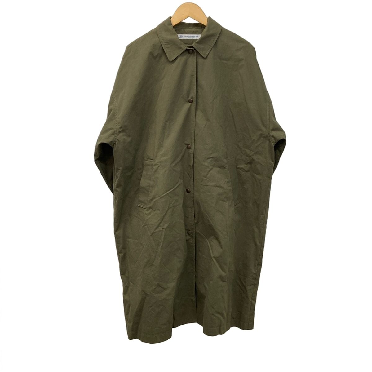 ジャーナルスタンダード　コート　カーキ系 セール】□□□ハイカウントワイドステンカラーコート◇（ステンカラー