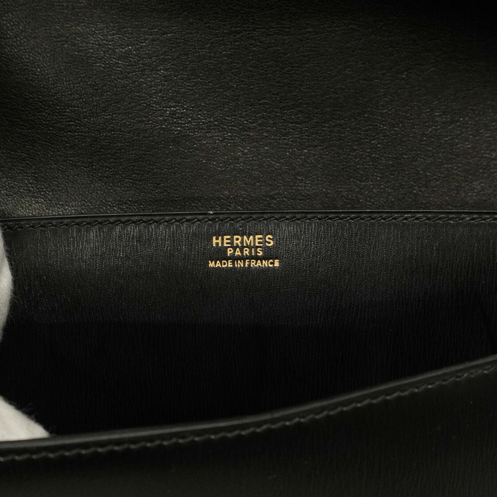 エルメス HERMES リディ クラッチバッグ ボックスカーフ ブラック エルメス(Hermes) エルメス クラッチバッグ リディ ボックスカーフ