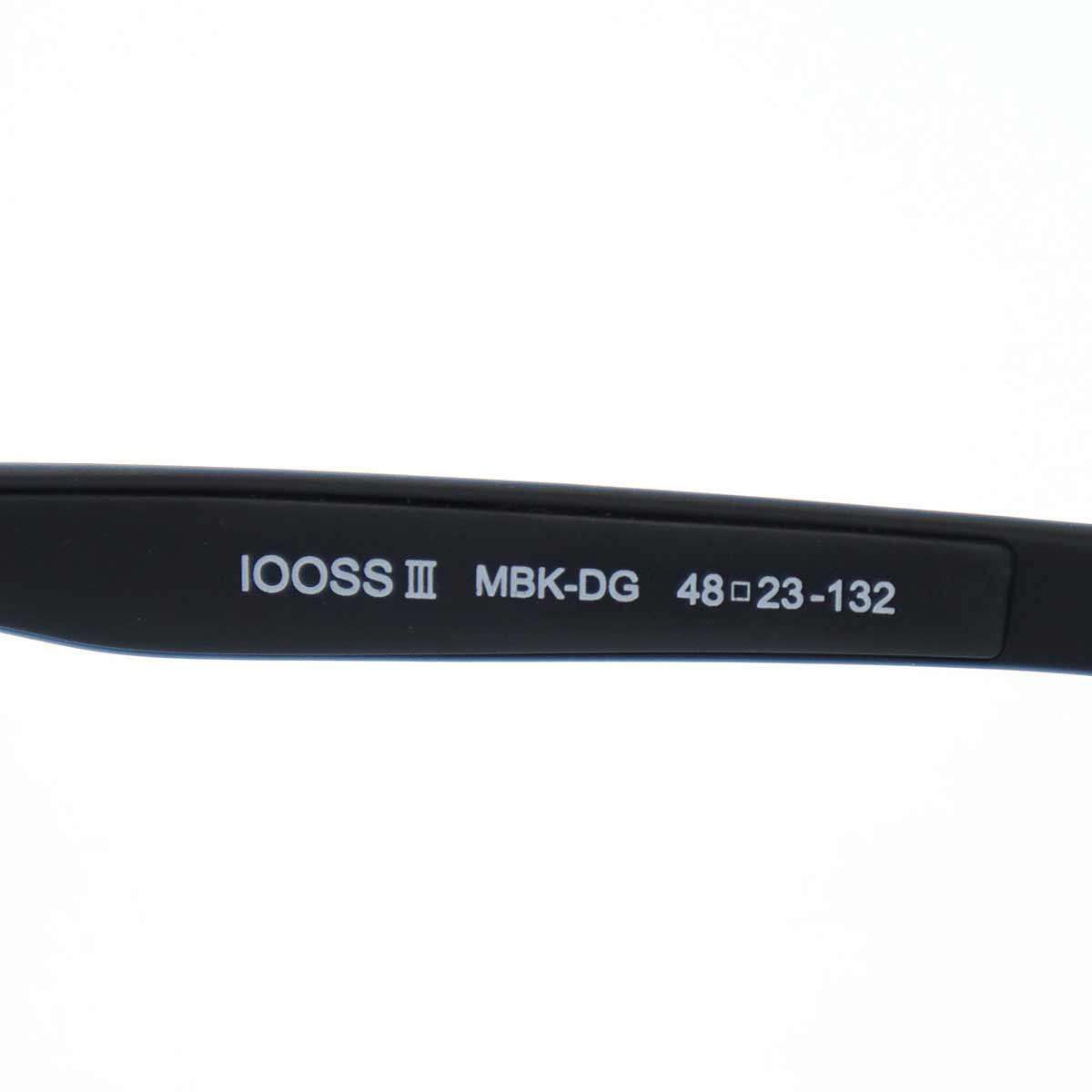 EYEVOL アイヴォル IOOSS アイウェア MBK-DG ブラック 48□23-132  