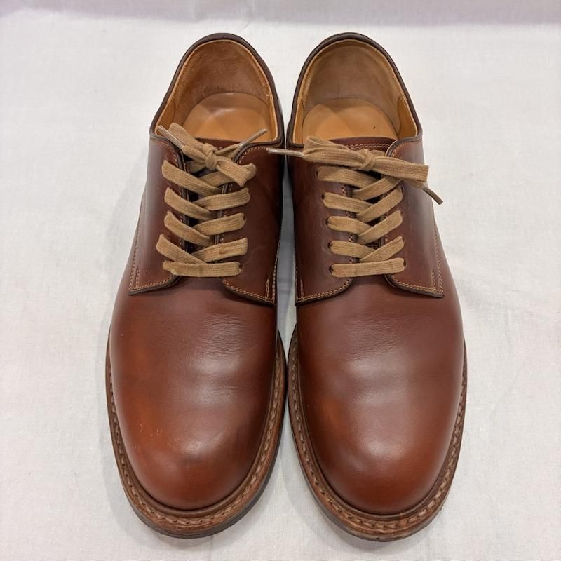 MOTO オックスフォードシューズ サイズ1 ライトブラウン MOTOBLOG: MOTO HAND-DYED PLAIN TOE OXFORD SHOES #2121 Light Brown