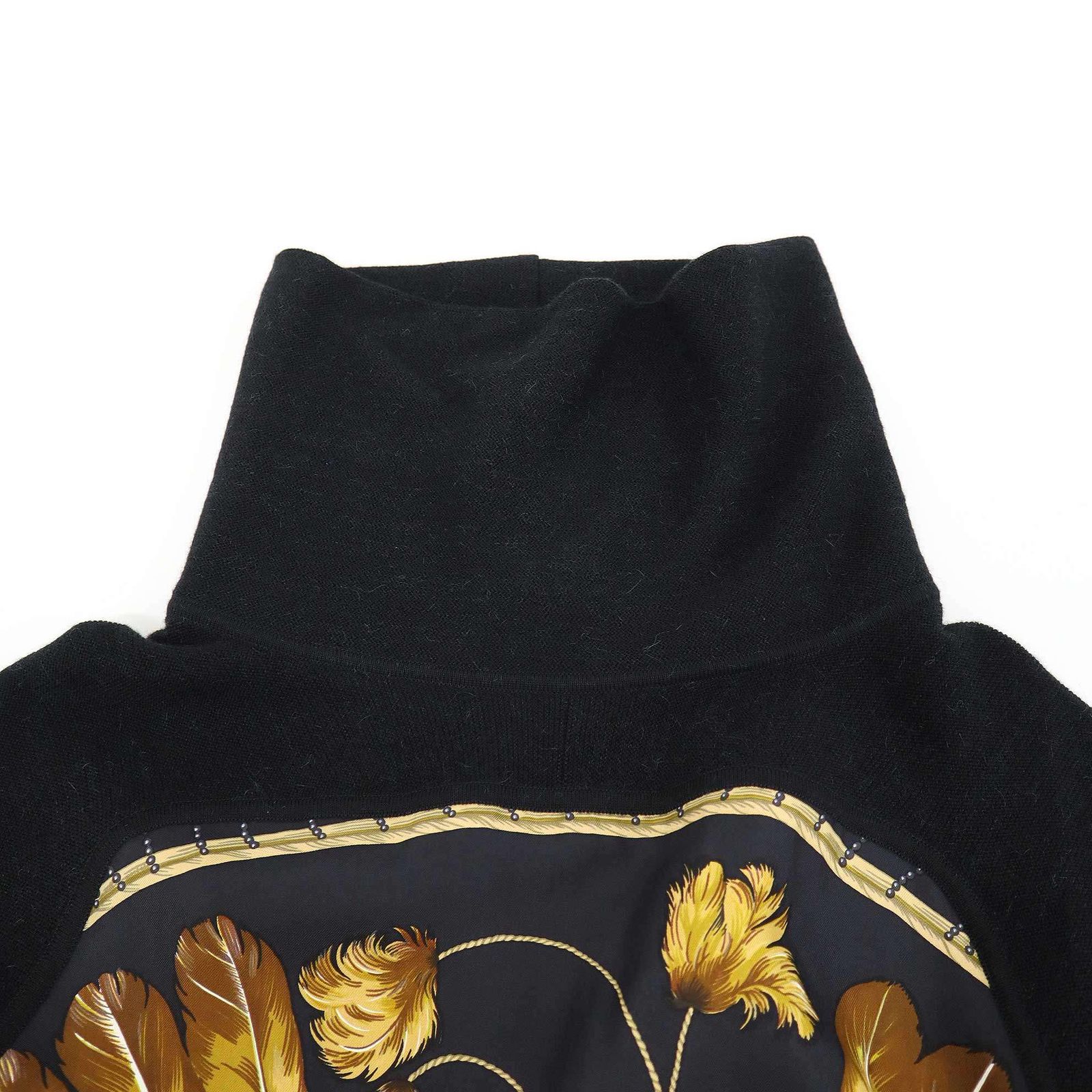 エルメス ニットワンピース シルク アルパカ アラベスク模様 34 エルメス ニットワンピース シルク アルパカ アラベスク模様 34