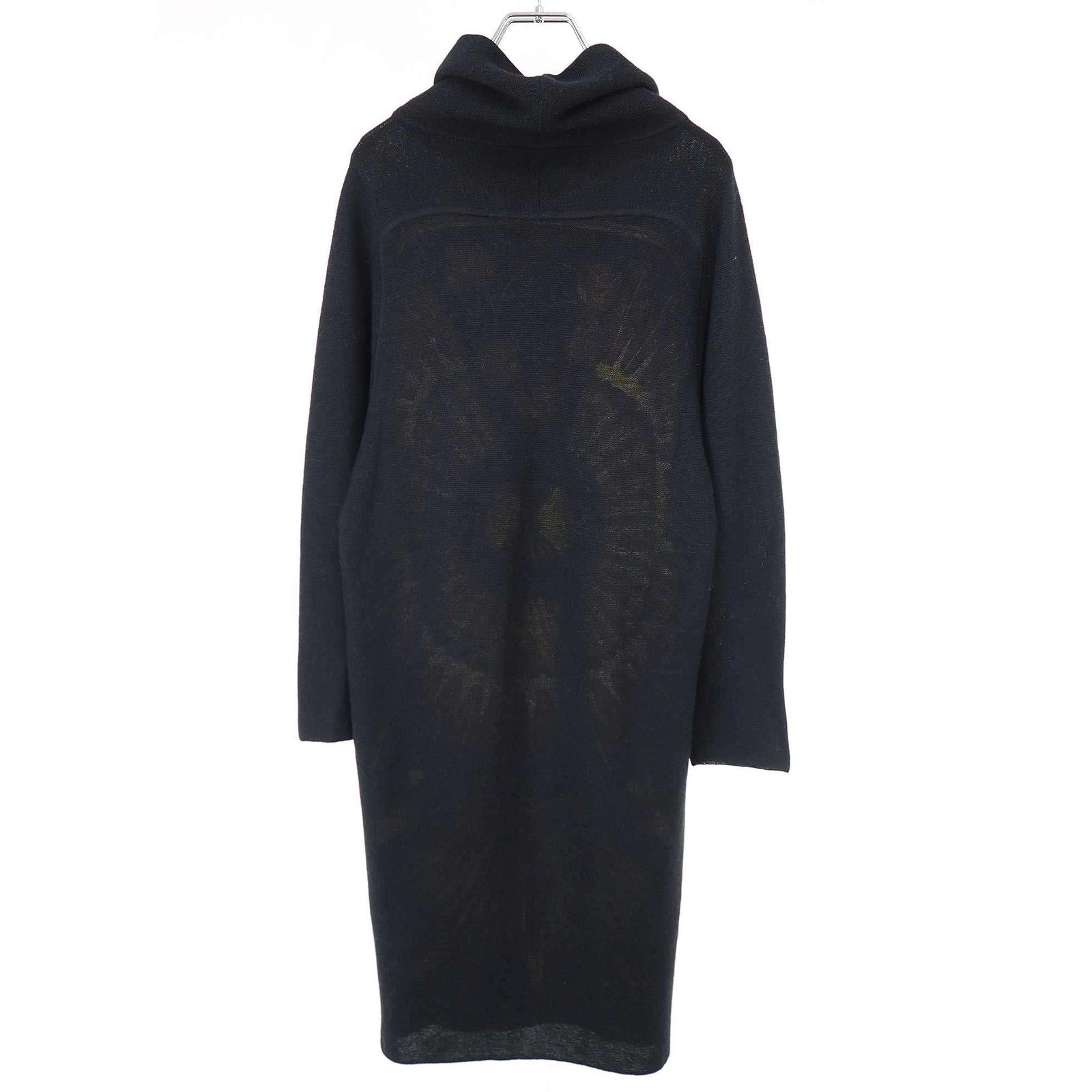 HERMES エルメス シルクアルパカハイネックニットワンピース 17-7711