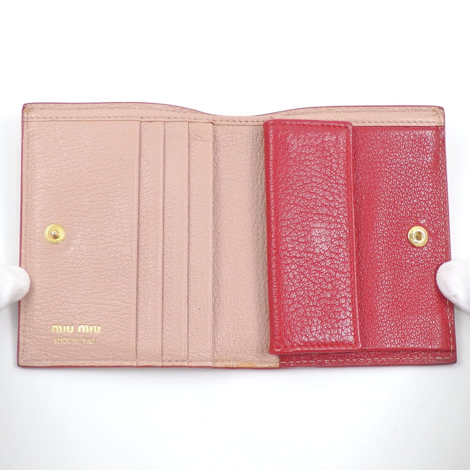 ミュウミュウ(Miu Miu) ミュウミュウ 二つ折り 財布 レディース