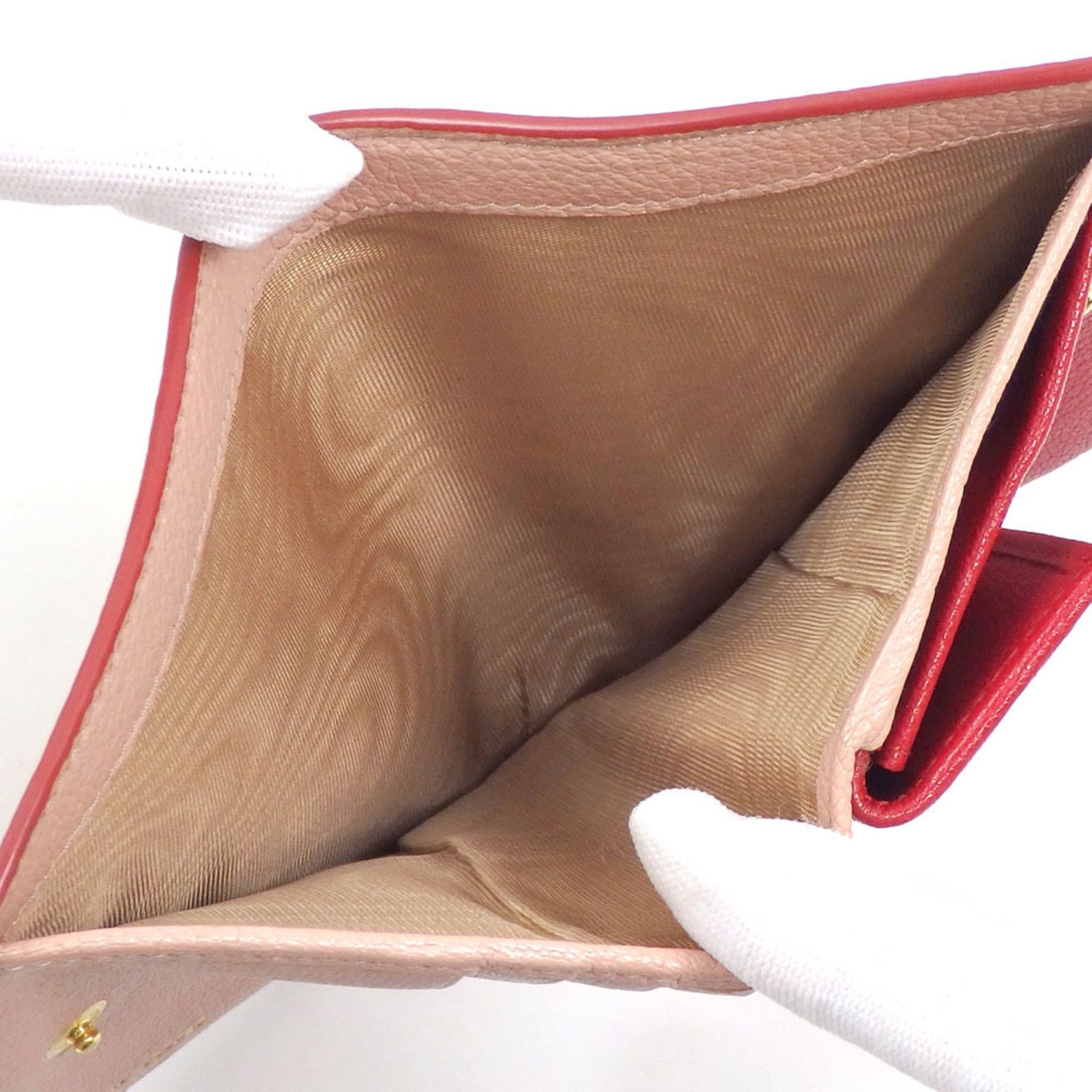 ミュウミュウ(Miu Miu) ミュウミュウ 二つ折り 財布 レディース