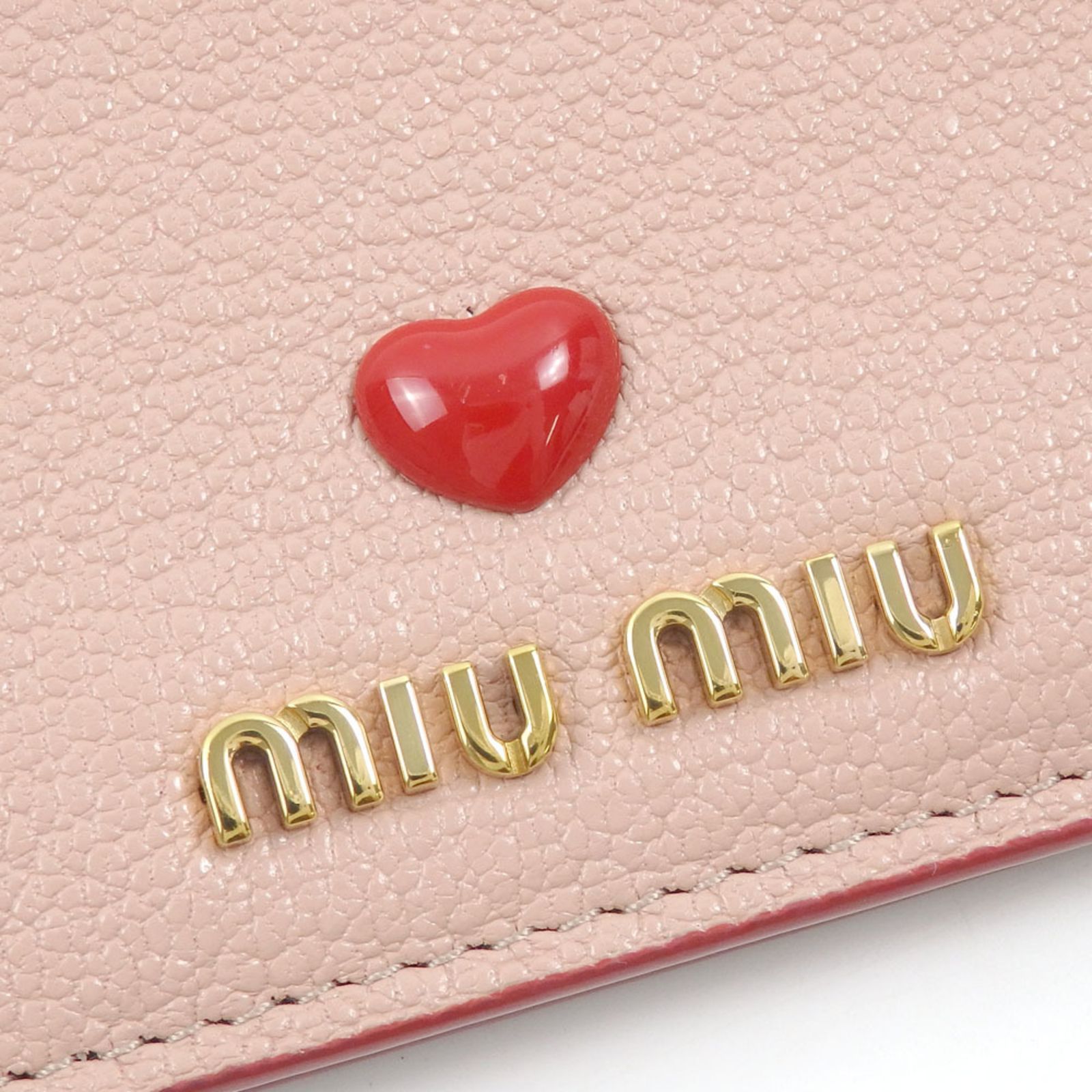 miu ミュウミュウ miumiu マドラスラブバイカラーウォレット 二つ折り