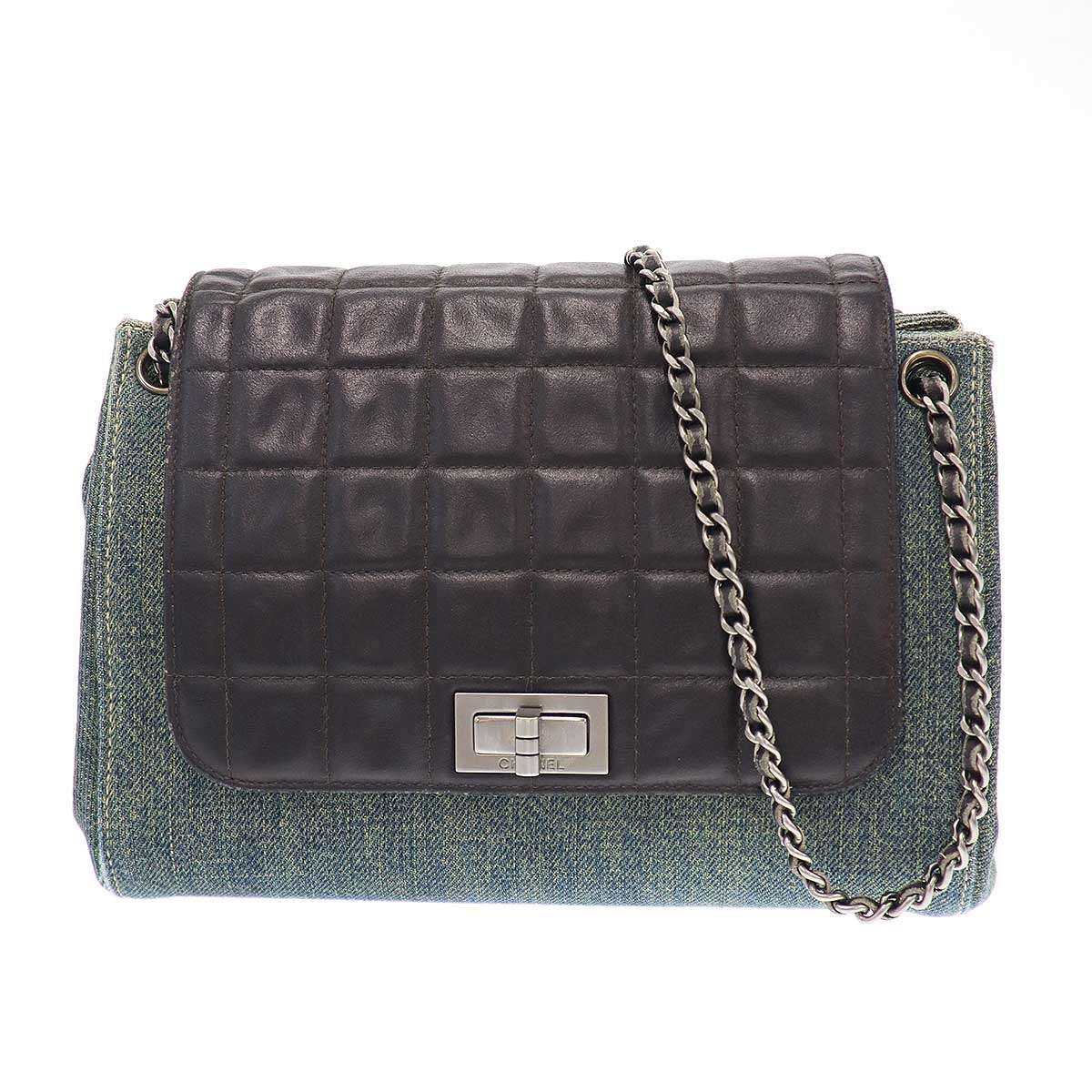 CHANEL 2.55 ライトブルー チェーン　ショルダーバッグ　美品 楽天市場】【新品同様】CHANEL シャネル 2.55 ミニハンドバッグ ブルー