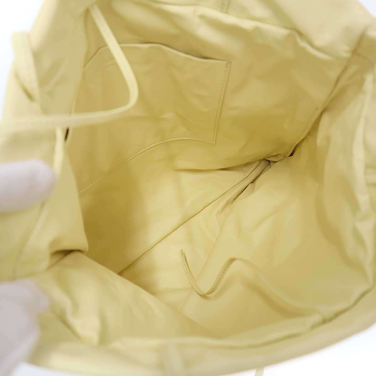 THE ROWザロウ♡PIMレザーバッグイエロートート THE ROW ザ ロウ Pim Bag レザートートバッグ イエロー - メルカリ