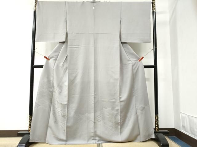 平和屋着物○豪華黒留袖 友禅 作家物 華峰 松竹梅風景文 暈し染め 正絹