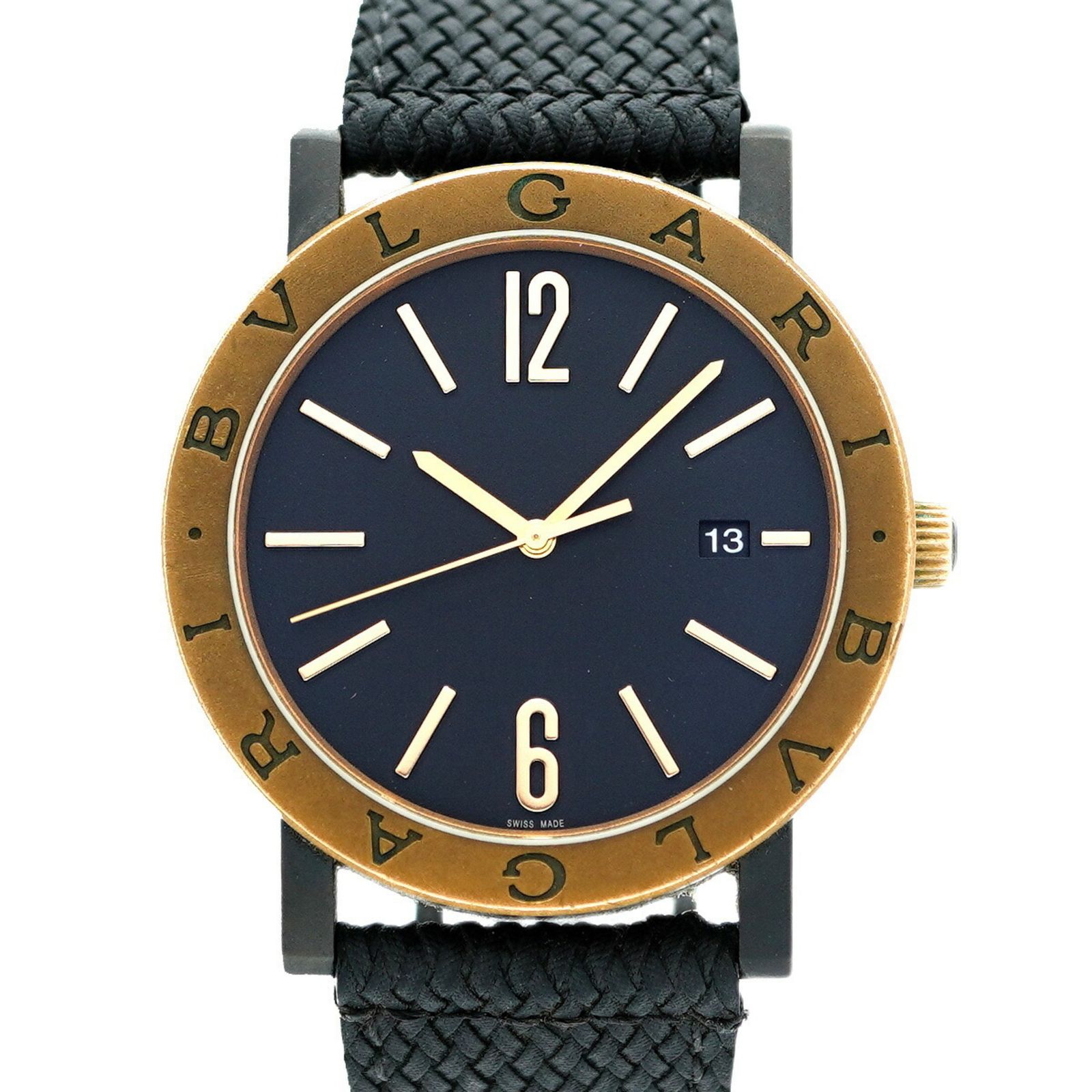 ブルガリ ソロテンポ 102931 BB41SB 黒文字盤腕時計 メンズ - メルカリ