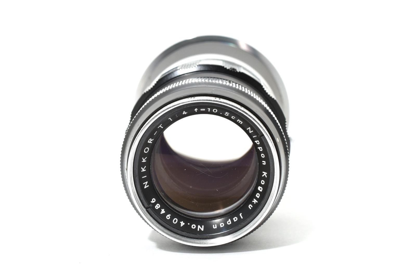 美品ニッコール10.5cm f4 ニコンSマウント Mountain Nikkor 10.5cm F4 Big Hood