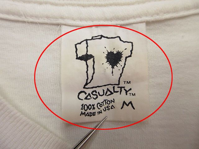 CASUALTY ゾーラック ZORLAC パイレーツ スカル 長袖 Tシャツ M ロンT