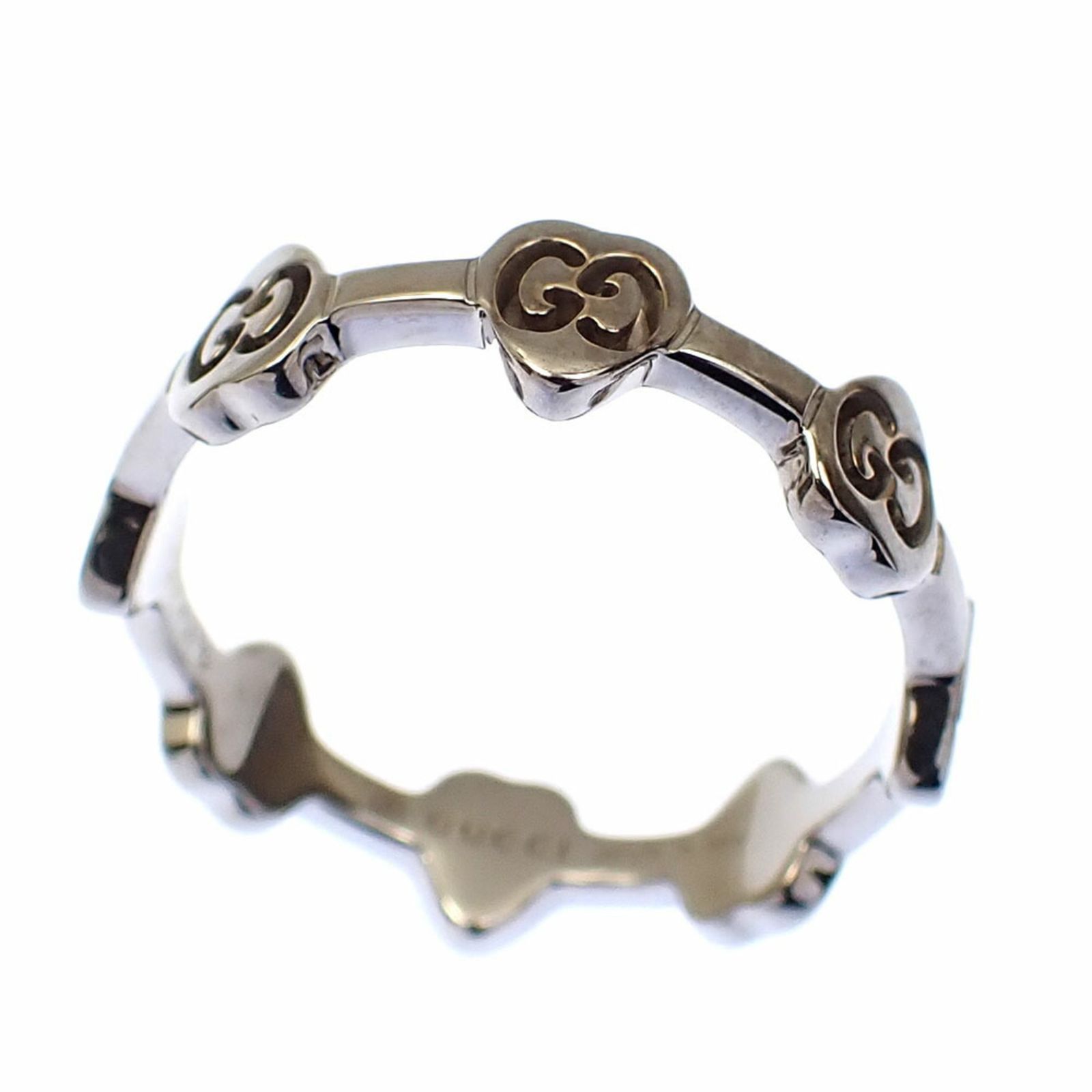 グッチ 指輪 12号 GUCCI 指輪 リング ハート グッチ リング（指輪） アクセサリー レディース ハート シルバー