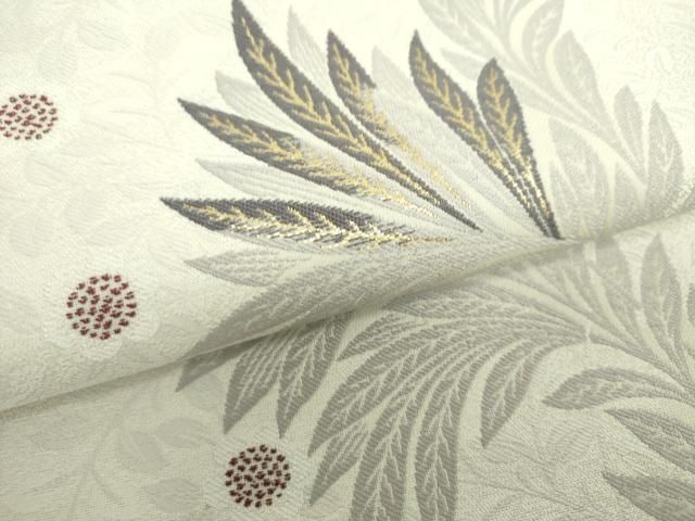 品よく艶を締める　黄金ムガ蚕の袋帯 品よく艶を締める 黄金ムガ蚕の袋帯