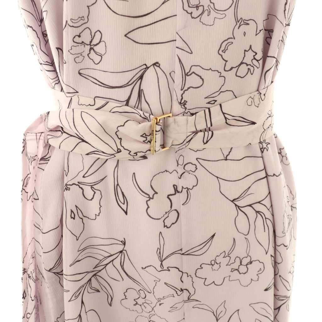 Epine フラワープリント ノースリーブワンピース フラワー刺繍ノースリーブワンピース / GRACE CONTINENTAL