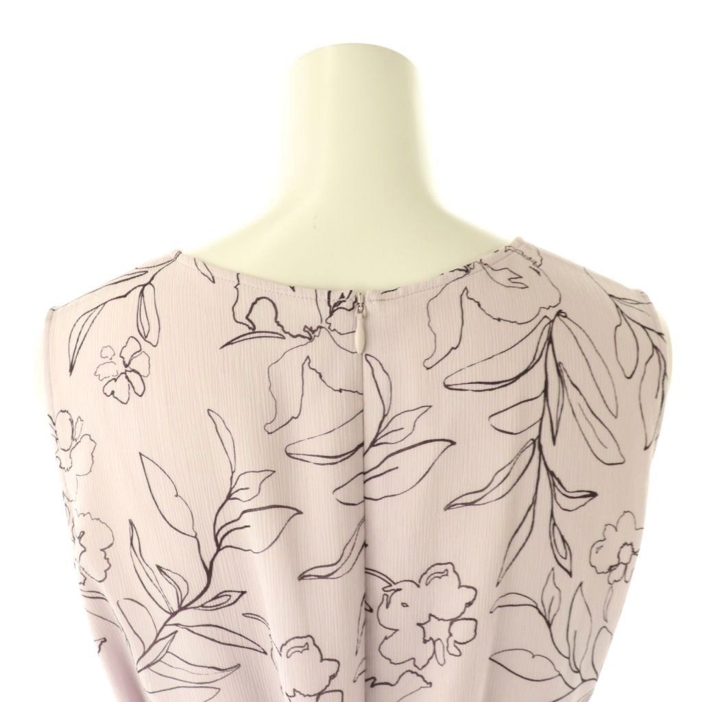 Epine フラワープリント ノースリーブワンピース フラワー刺繍ノースリーブワンピース / GRACE CONTINENTAL