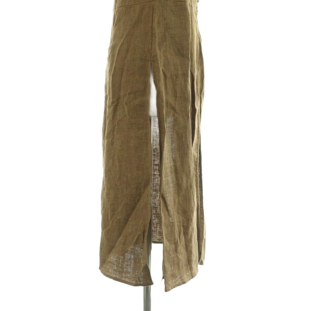 新品　todayful リネンオーバーベスト⭐︎ブラウン 36 新品 todayful リネンオーバーベスト⭐︎ブラウン 36 TODAYFUL