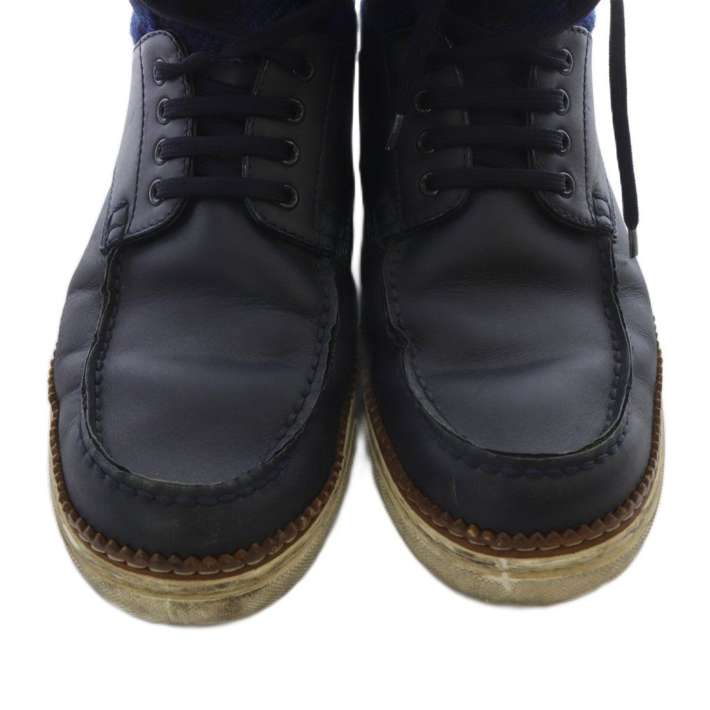 Louis Vuitton ハイカットスニーカー　サイズ7.5 ルイヴィトン LOUIS VUITTON チェック切替 ハイカット スニーカー 7.5