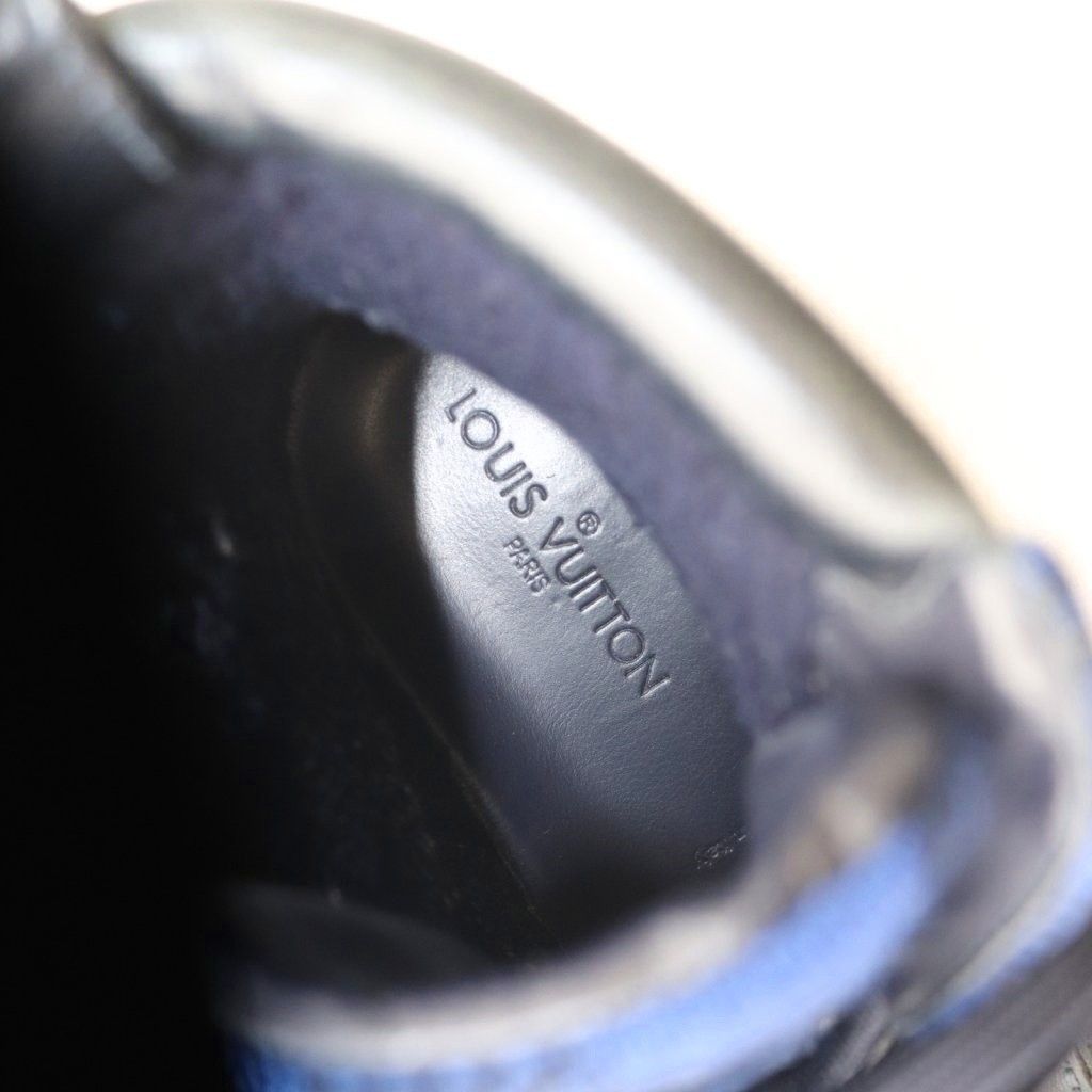 ルイヴィトン LOUIS VUITTON チェック切替 ハイカット スニーカー 7.5