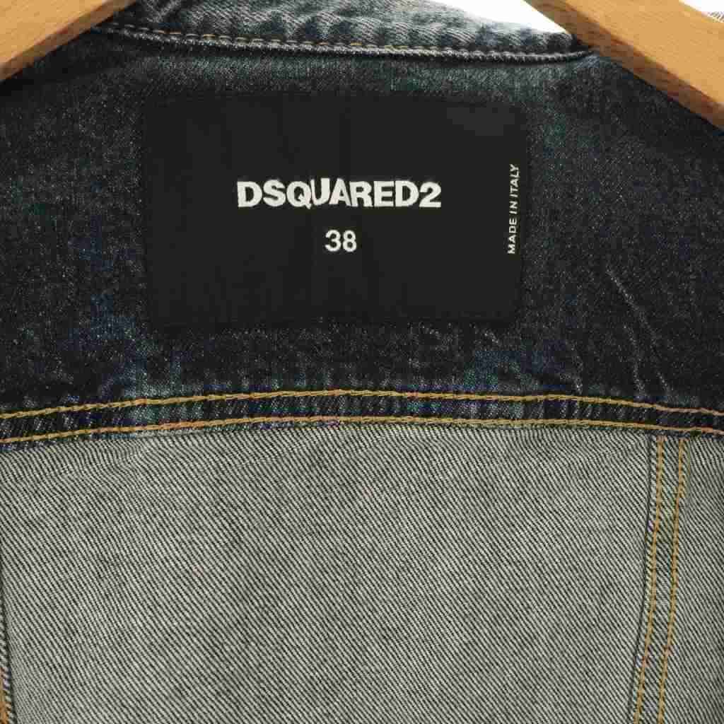 ディースクエアード DSQUARED2 刺繍 デニムジャケット Gジャン