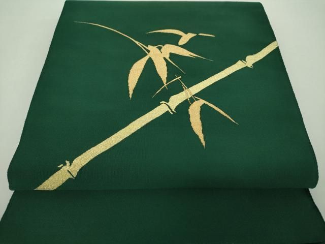 平和屋着物○爪掻き本綴れ ワンタッチつけ帯 花唐草文 正絹 逸品