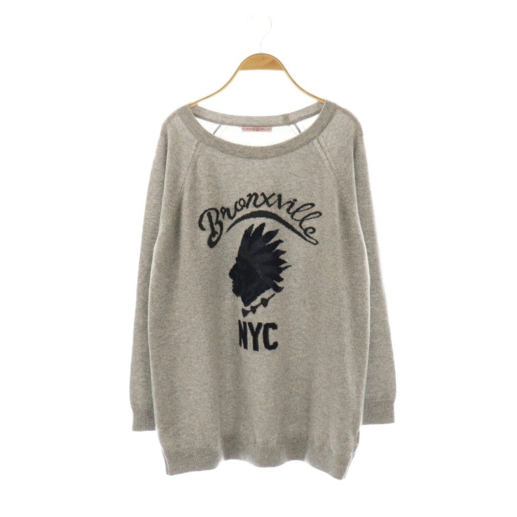 クイーンアンドベル　ニット クイーン&ベル QUEENE&BELLE ウールクルーネックニット セーター 長袖