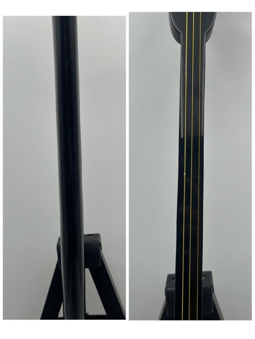 良品】 三味線 本蛇皮 黒漆 太さ2.4cm 和楽器 弦楽器 - メルカリ